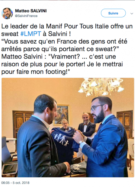Screenshot_2018-10-06 Matteo SALVINI sur Twitter Le leader de la Manif Pour Tous Italie offre un sweat #LMPT à Salvini “Vou[...].png
